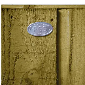 Flat Top Feather Edge Fence Panel (Pack of 5) Width: 6ft x Height: 1ft Vertical Closeboard Planks Fully Framed