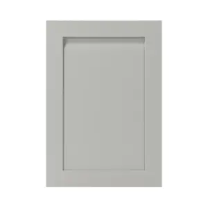 GoodHome Garcinia Integrated handle Matt stone Shaker Highline Cabinet door (W)500mm (H)715mm (T)20mm