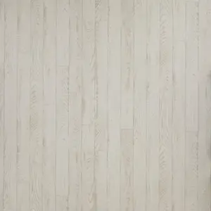 White Modern Wood Effect Anti-Slip Vinyl Flooring For Bathroom, & Kitchen, 3.8mm Thick Vinyl Sheet-4m(13'1") X 2m(6'6")-8m²