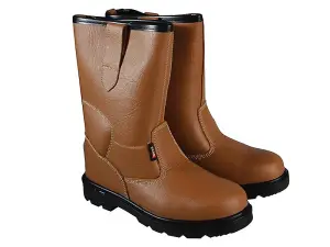 Texas Lined Tan Rigger Boots Uk 7 Euro 41