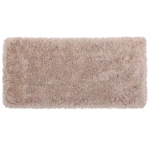 Shaggy Area Rug 80 x 150 cm Beige CIDE