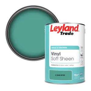 Leyland Trade Vinyl Soft Sheen Walls & Ceilings Emulsion Paint (S 3040-B70G) - 5L