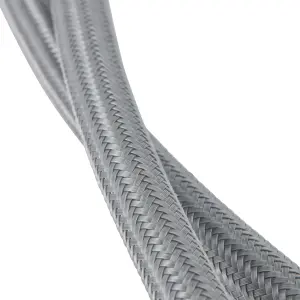 Flomasta Grey Flexible Hose M12, (L)0.3m 10mm x (Dia)14.5mm 35L/min