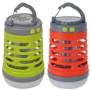 URBNLIVING USB Rechargeable Insect Repeller Lamp Mosquito Fly Killer Trap Zapper Portable Tent Light for Travel Camping