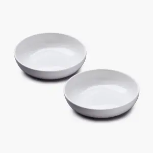 WM Bartleet & Sons Porcelain Pasta Bowls, Set of 2