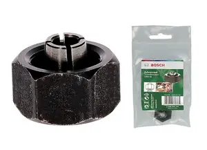 BOSCH 6mm Collet with Locking Nut (Version To Fit: Bosch AdvancedTrimRouter 18V-8 Cordless Router)