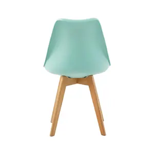 Nero Upholstered Side Chair (Set of 4) Pale Blue