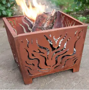 Square Fire Basket - 40cm Square - (FF161)