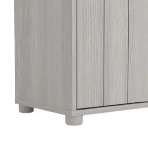 GFW Bideford Shoe Cabinet Warm Grey Oak