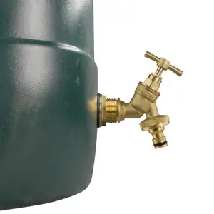 brass 1/2" water butt adaptor (requires a 26mm hole)