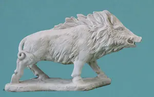 Large wild boar stone  Garden statue