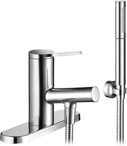 Mira Shower Evolve Bath Shower Mixer Tap 2.1816.005 + Monobloc Basin 2.1816.001