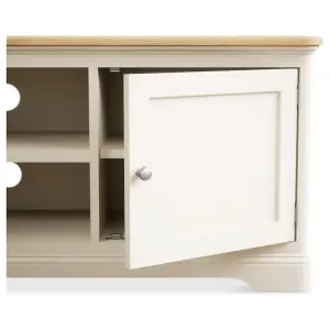 Ashton Oak and Cream Painted Super Wide TV Cabinet