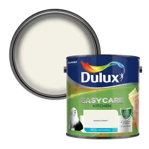 Dulux Easycare Kitchen Jasmine white Matt Emulsion paint, 2.5L