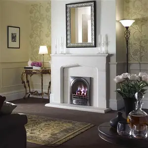 Focal Point Fires 3.5Kw Arch Full Depth Gas Fire - Chrome | Robert Dyas