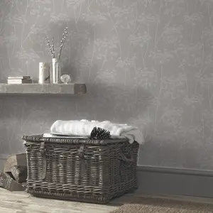 Superfresco Easy Aura Floral Taupe Wallpaper