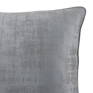 GoodHome Ruvor Light grey Plain Indoor Cushion (L)55cm x (W)55cm