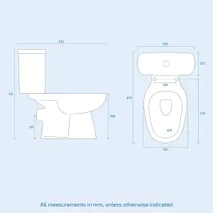 Nes Home Gloss White 550mm Vanity Unit And Close Coupled Toilet