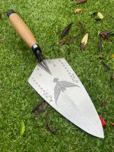 Crompton Bricklaying Trowel 11" Philadelphia Cork Handle (Personally Engraved)