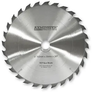 Axcaliber Contract TCT Saw Blade - 300mm x 3.1mm x 30mm 28T