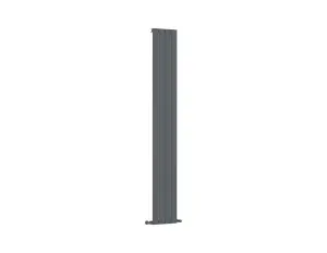 G-Rad Anthracite Single Column Flat Vertical Aluminium Radiator - 1800x292mm