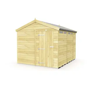 DIY Sheds 8x11 Apex Security Shed - Single Door