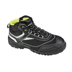 Result Workguard Mens Blackwatch Lace-Up Safety Boots Black/Silver (11 UK)