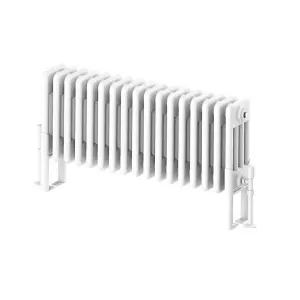 Braxton White Quadruple Horizontal Column Radiator - 300x785mm