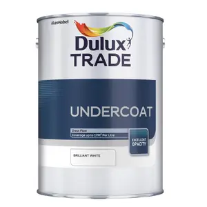 Dulux Trade Brilliant white Metal & wood Undercoat, 1L