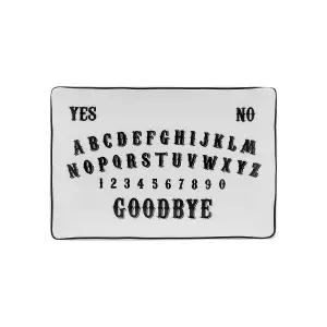 Something Different Ouija Board Trinket Dish Black/White (One Size)