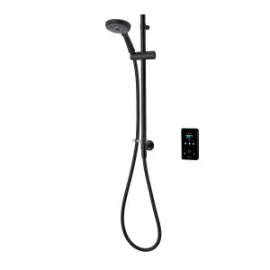 Triton Matt Black Thermostatic Electric Shower, 9kW