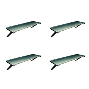 Yukon White Internal Shelf kit (W)1040mm (D)347mm, Set of 4