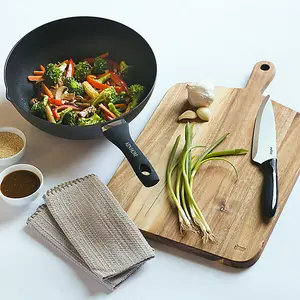 Ken Hom Excellence 36cm Carbon Steel Wok