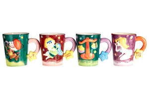 Essentials by Premier 4 Assorted Star Sign Mugs