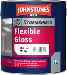 Johnstones Trade Stormshield Flexible Gloss Brilliant White 2.5L