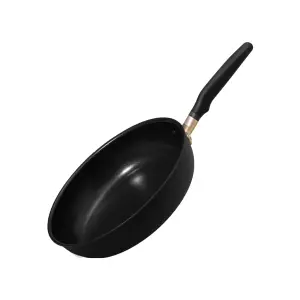 Meyer Accent Black Round Induction Suitable Dishwasher Safe Non-Stick Frying Pan 28cm