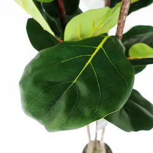 Large Fiddle Fig Tree Artificial 120cm Premium Plant