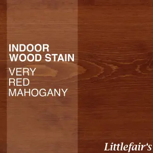 Littlefair's - Indoor Wood Stain - Very Red Mahogany - 250ml