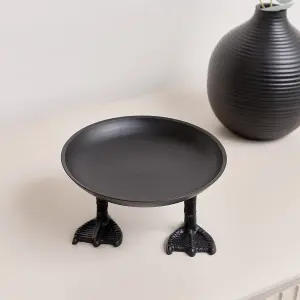 Melody Maison Black Metal Duck Feet Display Bowl