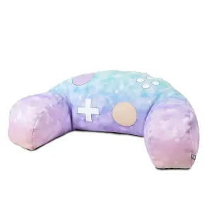 rucomfy Printed Indoor Gaming Controller Support Cushion Beanbag - Pastel Ombre