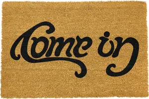 Come in, Go Away Mirrored Doormat