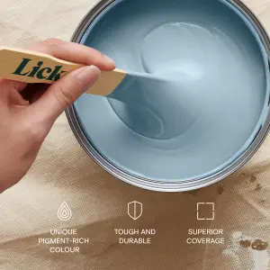 Lick Blue 04 Eggshell Emulsion paint, 2.5L