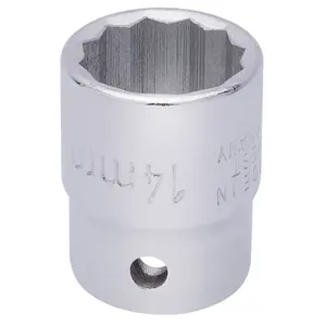 Draper Elora Bi-Hexagon Socket, 3/8" Sq. Dr., 14mm 25903