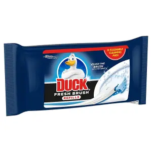 Duck Toilet Cleaning Pads Fresh Brush Refills 12 Pads x 6