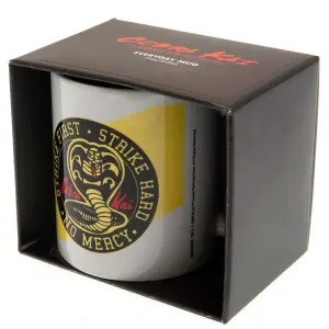 Cobra Kai No Mercy Mug White/Black/Yellow (One Size)