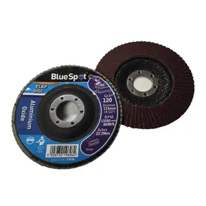 15 x 115mm Flap Disc 120 Grit Angle Grinder Sanding High Quality Aluminium Oxide