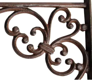 Primrose Cast Iron Hanging Basket Bracket with Hook 35cm