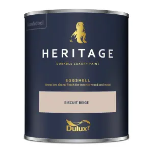 Dulux Trade Heritage Biscuit Beige Eggshell Wall paint, 750ml