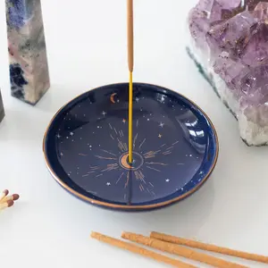 Something Different Starry Sky Incense Stick Holder Blue (One Size)