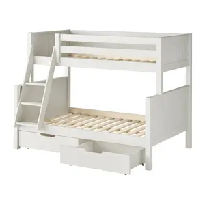 Classic Originals Trio Bunk Bed with a Pair of Drawers